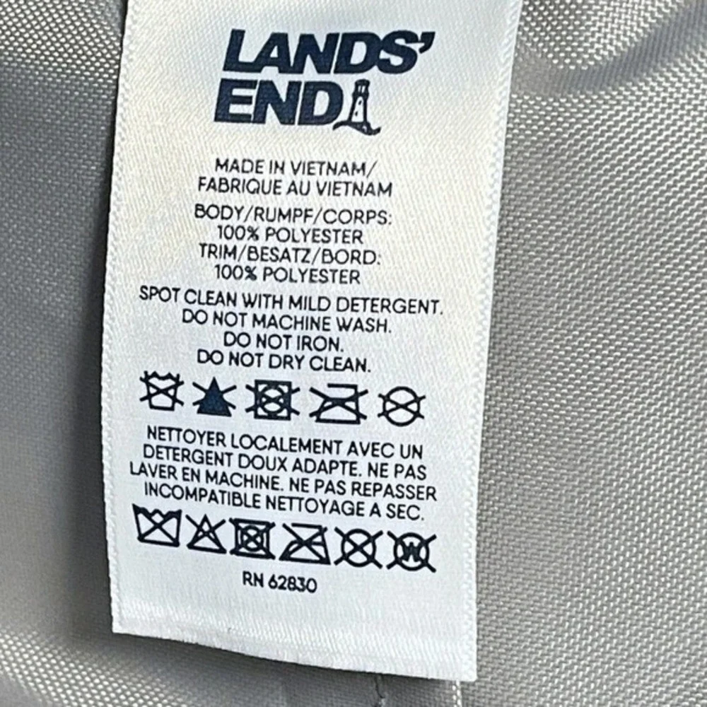Lands End Everyday Messenger Bag Size 11x15 Laptop Inner Outer Pockets Utility‎